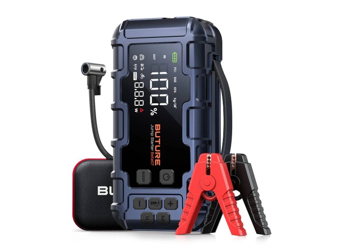 Пусковое устройство Buture Beta07 с компрессором (6000A, 26800mAh)