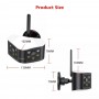 WiFi відеокамера Boavision F1WWB-8MP (180°, 2 об’єктива, 8МП 4K)