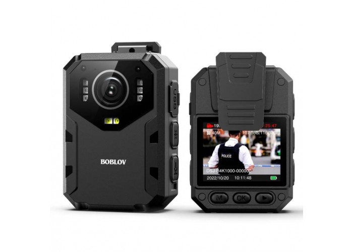 Боди камера BOBLOV B4K1, GPS, 128GB