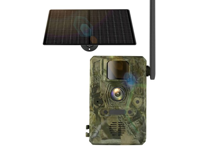 4G фотоловушка KUBiTECH E5-H5 (Онлайн видео, Солнечная панель)