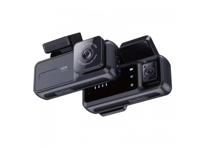 Автомобильный видеорегистратор KUBiTECH E5-CA10 (4G, GPS, DualCam)