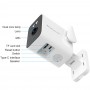WiFi камера Vstarcam CS5 (2Mp, 5200 mAh, вулична)