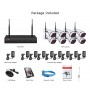 Комплект WiFi видеонаблюдения Anran 8сh 1080P (K08W2-S360)