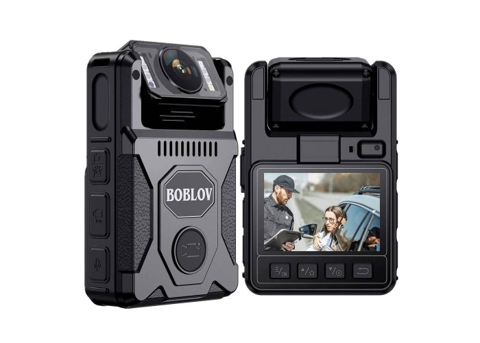 Боди камера BOBLOV M7, GPS, 128GB