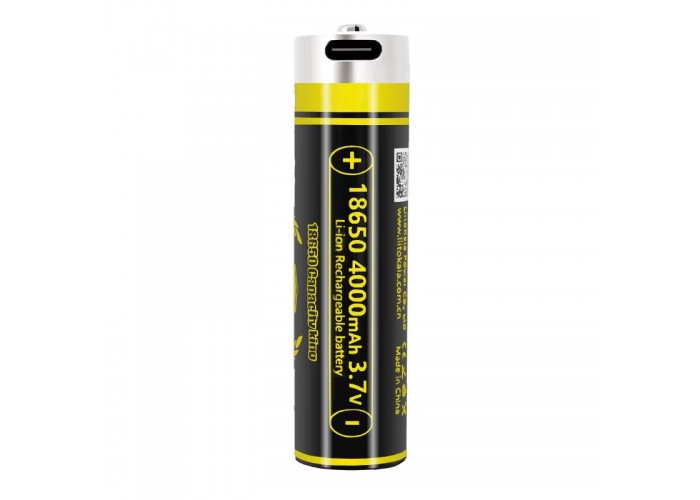 Аккумулятор 18650 LiitoKala USB-King4000 3.7V 4000 mAh