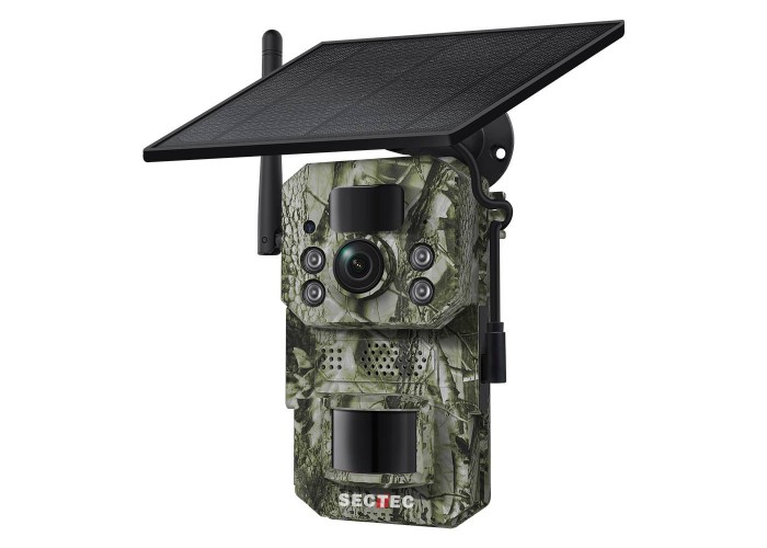 4G фотоловушка SECTEC ST-HC809 (7800mAh, Солнечная панель)