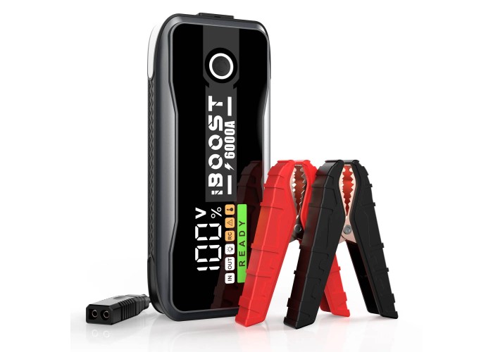 Бустер (пусковий пристрій) iBoost L083 (6000A, 27000mAh / 99.9Wh)