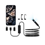 USB ендоскоп Vevor SM7 для Android, iOS (8мм., 2 камери, 3 метра)