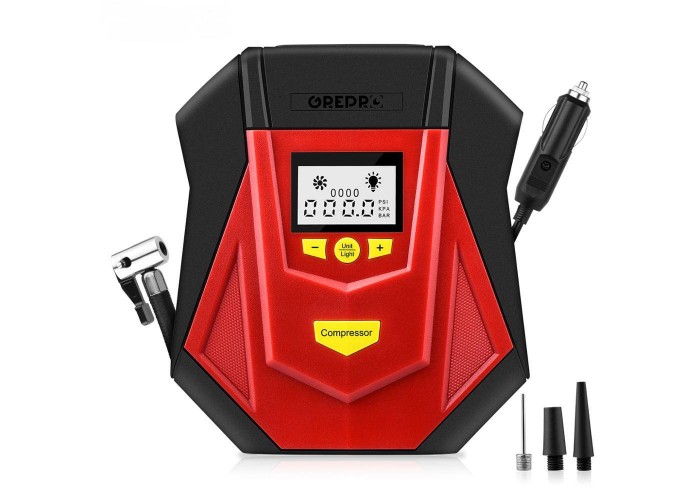 Автокомпрессор Grepro C02 12V 70W