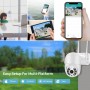 WiFi камера відеоспостереження Besder A8 (5Mp, Ai, біла)