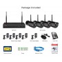 Комплект WiFi відеоспостереження Anran 4сh (AR-K04W13-03NB)