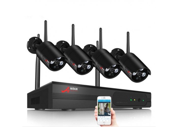 Комплект WiFi відеоспостереження Anran 4сh (AR-K04W13-03NB)